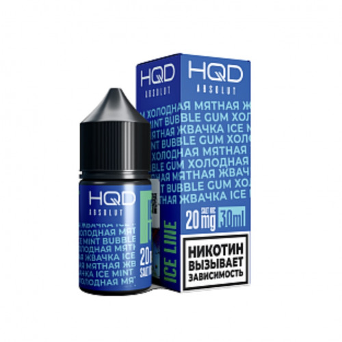 Жидкость HQD ABSOLUT ICE LINE Ice Mint bublegum / Холодная Мятная жвачка